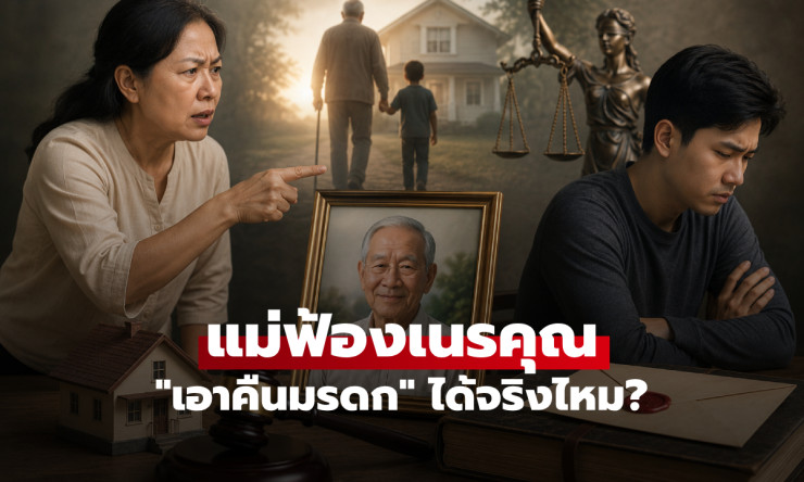 ช็อก! มรดกจากตา แต่แม่ฟ้องลูกทวงคืน ฐานเนรคุณได้จริงเหรอ? เปิดกฎหมายที่ลูกๆ ต้องรู้ด่วน!