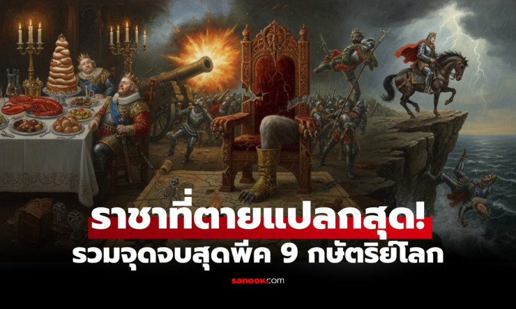 9 กษัตริย์โลก จบชีวิตด้วยสาเหตุแปลกที่สุด