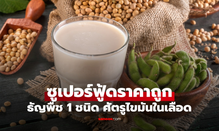 ถั่วเหลือง ซูเปอร์ฟู้ดราคาถูก ศัตรูไขมันในเลือด ลดไขมันพอกตับได้จริง
