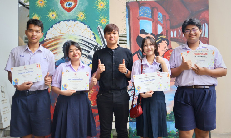 ระเบิดความครีเอทีฟ! DPU ชวนน้องๆ ระบายอารมณ์ผ่าน Silpakam Art Playground สุดมันส์