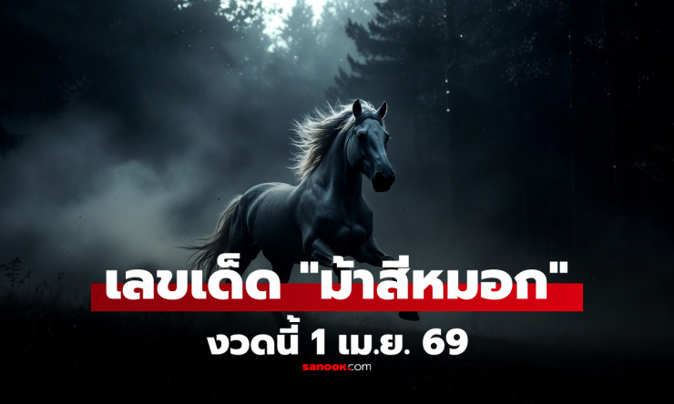 ????ม้าสีหมอกควบตะบึง! เลขเด็ดงวด 1/4/69 วิ่งบน 5 ล่าง 1 รวยรับสงกรานต์แน่ๆ????